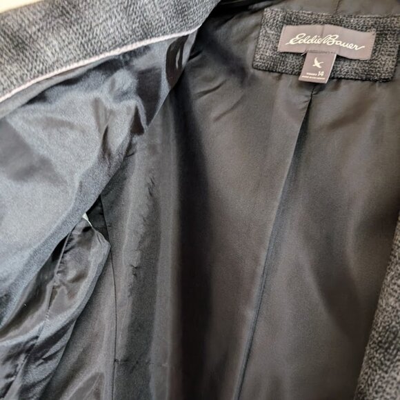 Eddie Bauer Wool Blend Blazer, Classic Women's Jacket, Look good in cool weather - Picture 8 of 14